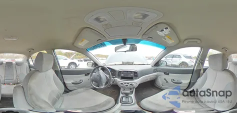 2011 Hyundai Accent Gls z USA, uszkodzony, nr VIN KMHCN4AC5BU604178